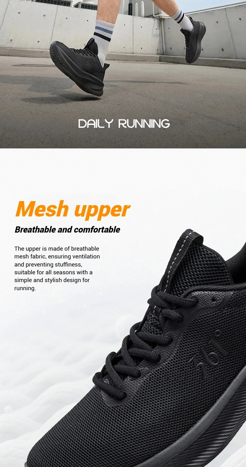 5.0 Men's Daily Running Shoes Durable Stable Lightweight Elastic Rebound Breathable Male Sneakers 672542210F