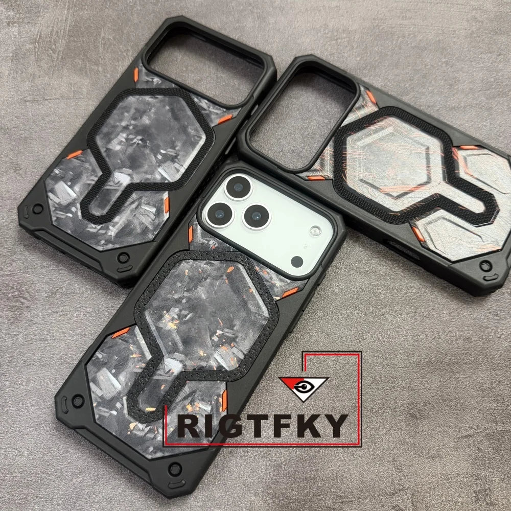 Heavy Military Mixed Armor Shockproof Phone Case For Iphone 17 Pro Max Air 16 15 Plus14 13 Magnetic Rugged Protective Back Cover