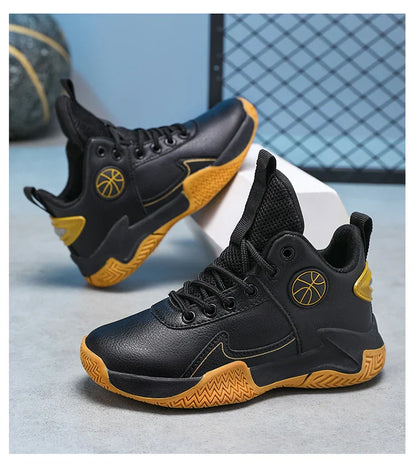 Children Basketball Shoes For Boys Girls Outdoor Trainning Non-slip Kid's Student Casual Running Sneaker Size 31-40