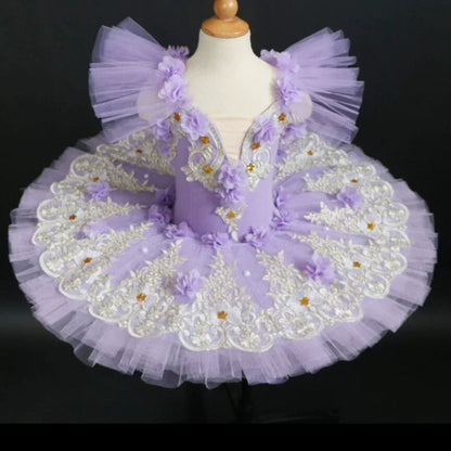 Summer Kids Ballet Dress Girls Children Clothes Princess Dress Women Ballet Tutu Dance Costumes Mother Daughter Outfit Vestido