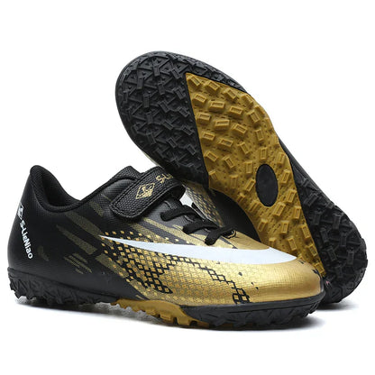 30-40# Personality Stylish And Comfortable Boys Girls Training Game Sneakers Indoor Outdoor Lawn Youth Student Soccer Shoes