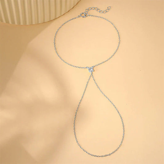 Bracelet anneau de 4mm en Moissanite pour Femme, élégant, en argent sterling S925, chaîne réglable, bijoux en diamant de laboratoire, cadeaux d'anniversaire