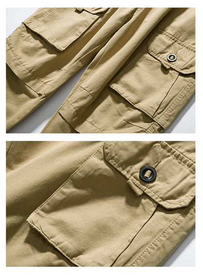Korean Streetwear Tactical Cargo Pants Japanese Harajuku Casual Plus Size Harem Joggers Men Clothing Multi-Pocket Trousers Male