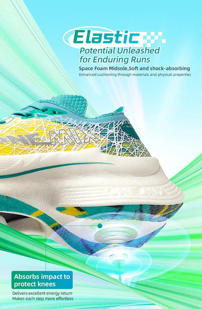 Carbon Fiber Plate Running Shoes Traction Shock Absorption Sneakers Professional Marathon PB Racing Sports Trainers Shoes