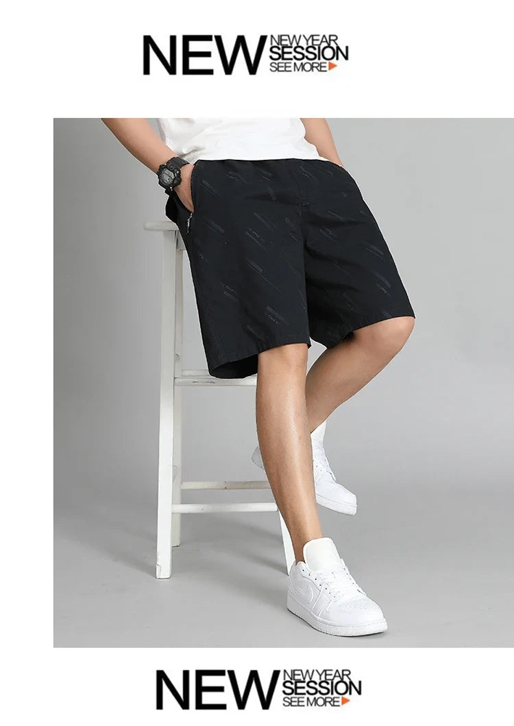 New Shorts Men's Summer Thin Section Casual Quick Dry Five-Minute Pants Loose Large Size Sports Pants