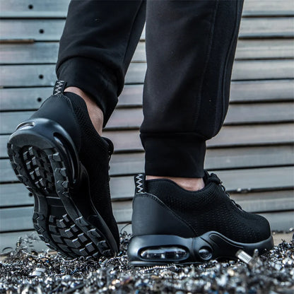35-50 Air Cushion Working Shoes For Men Anti-Smashing Steel Toe Puncture Proof Construction Safety Shoes Sneakers Male Footwear