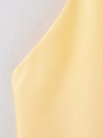 Spring Elegant Women Satin Halter Tops 2026 Summer Backless Off Shoulder Corset Vest Female Fashion Slim Crop Tank Top