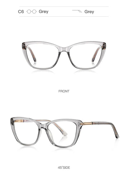 Simple Classic Butterfly Personalized Design Women's Anti-Blue Light Reading Glasses Customizable Prescription  PFD2233
