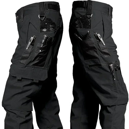Tactical Work Pants Men Outdoor Cargo Trousers Multi-pocket Waterproof Field Combat Pant Autumn Spring Workwear Hiking Trousers