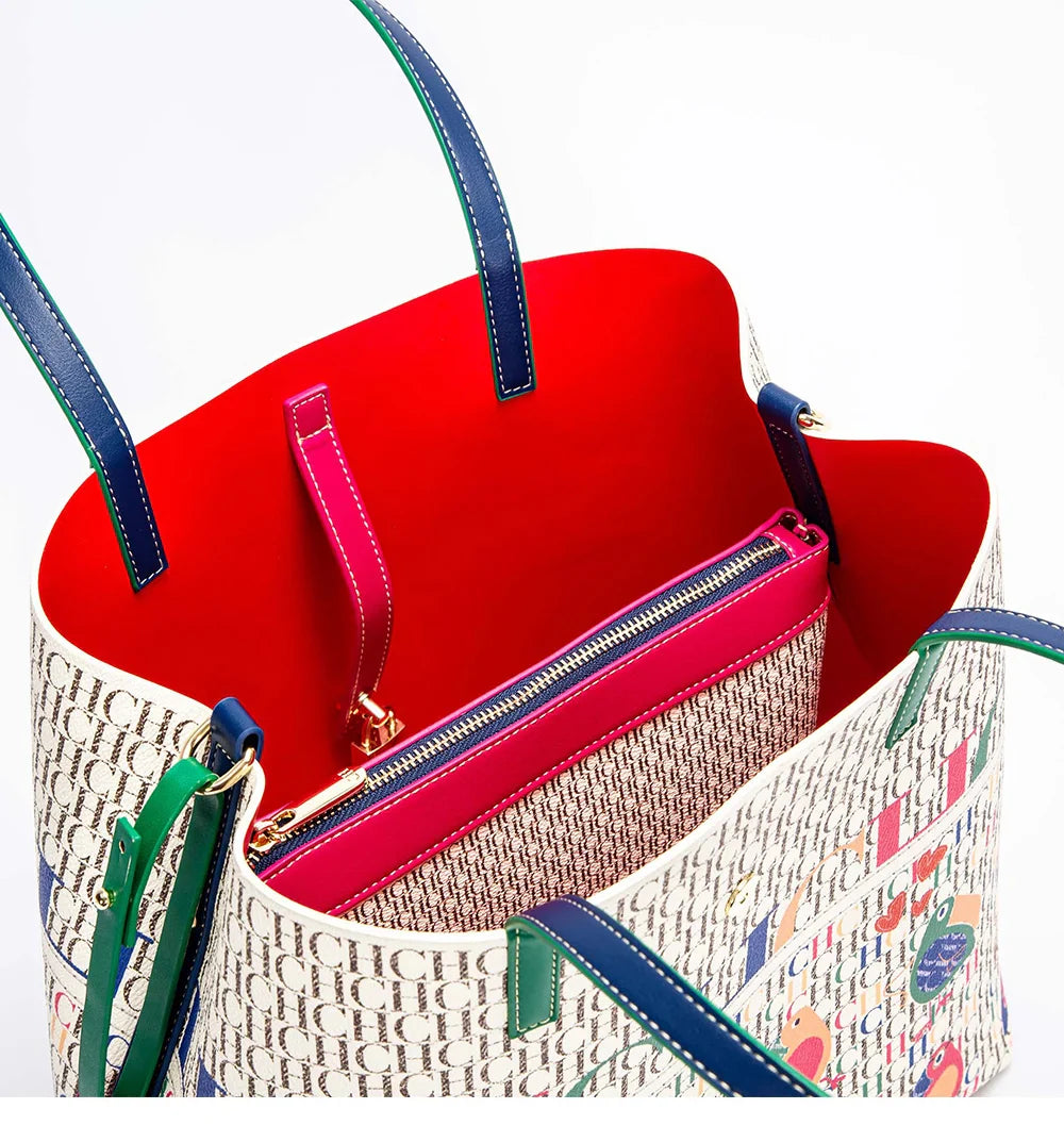 Retro Large Capacity Shoulder Bag for Women's Work 2024 Seasons New Leisure Personalized Tote Bag Fashion Underarm Bag