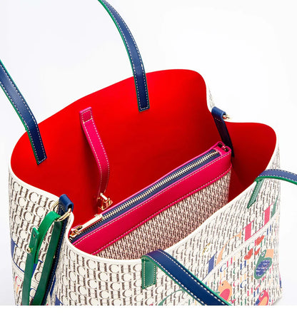Retro Large Capacity Shoulder Bag for Women's Work 2024 Seasons New Leisure Personalized Tote Bag Fashion Underarm Bag