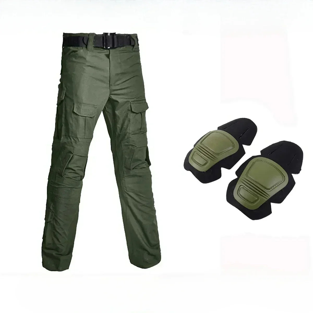 2025 Outdoor Combat Pants +Knee Pads Men Tactical Hunting Pant Camo Pants Quick Dry Sport Multi-pocket Clothes Wear Resistant