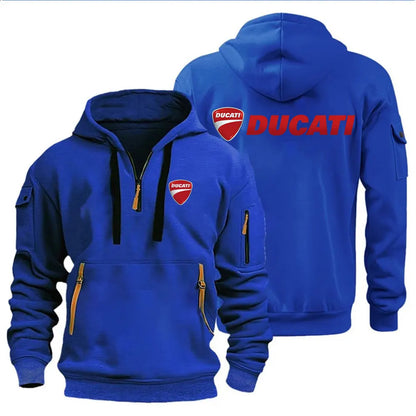 Men's Hooded Sweatshirt Spring Autumn Outdoor Sportswear Fashionable Casual Motorcycle Enthusiasts Clothing 2026