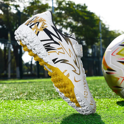New Men Kids Soccer Shoes Non-Slip Football Boots Ultralight Cleats Match Grass Boys Professional Training Shoes Drop Shipping