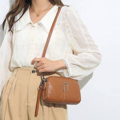 Genuine Leather Bag Luxury Women's Handbags Bag for Woman 2022 Female Clutch Phone Bags Shoulder Bag Crossbody Messenger Pack