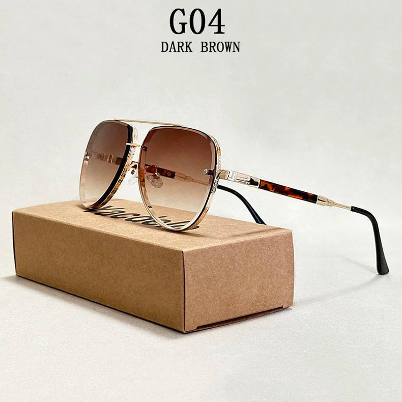 Oval Sunglasses Women Trendy Vintage Fashion Glasses Designer Sunglasses For Men Luxury Shades Dropshipping Gafas De Sol Hombre