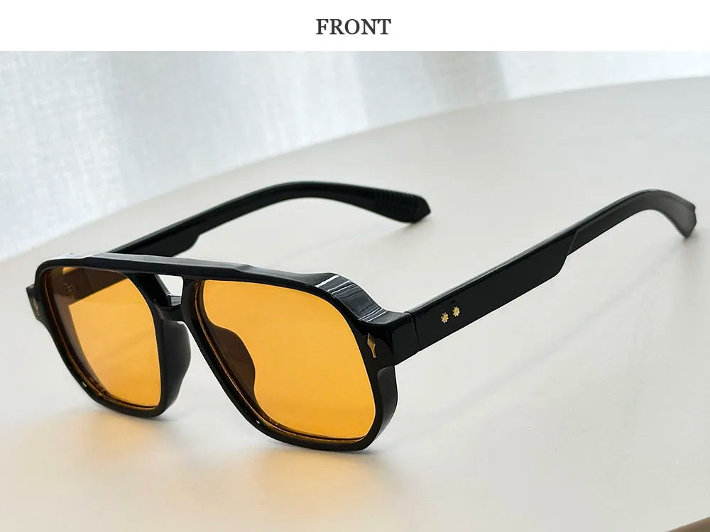 Square Sunglass Men Vintage Fashion Glasses Retro Sunglasses Women Trendy Gafas De Sol Hombre Lunette Soleil Femme Dropshipping