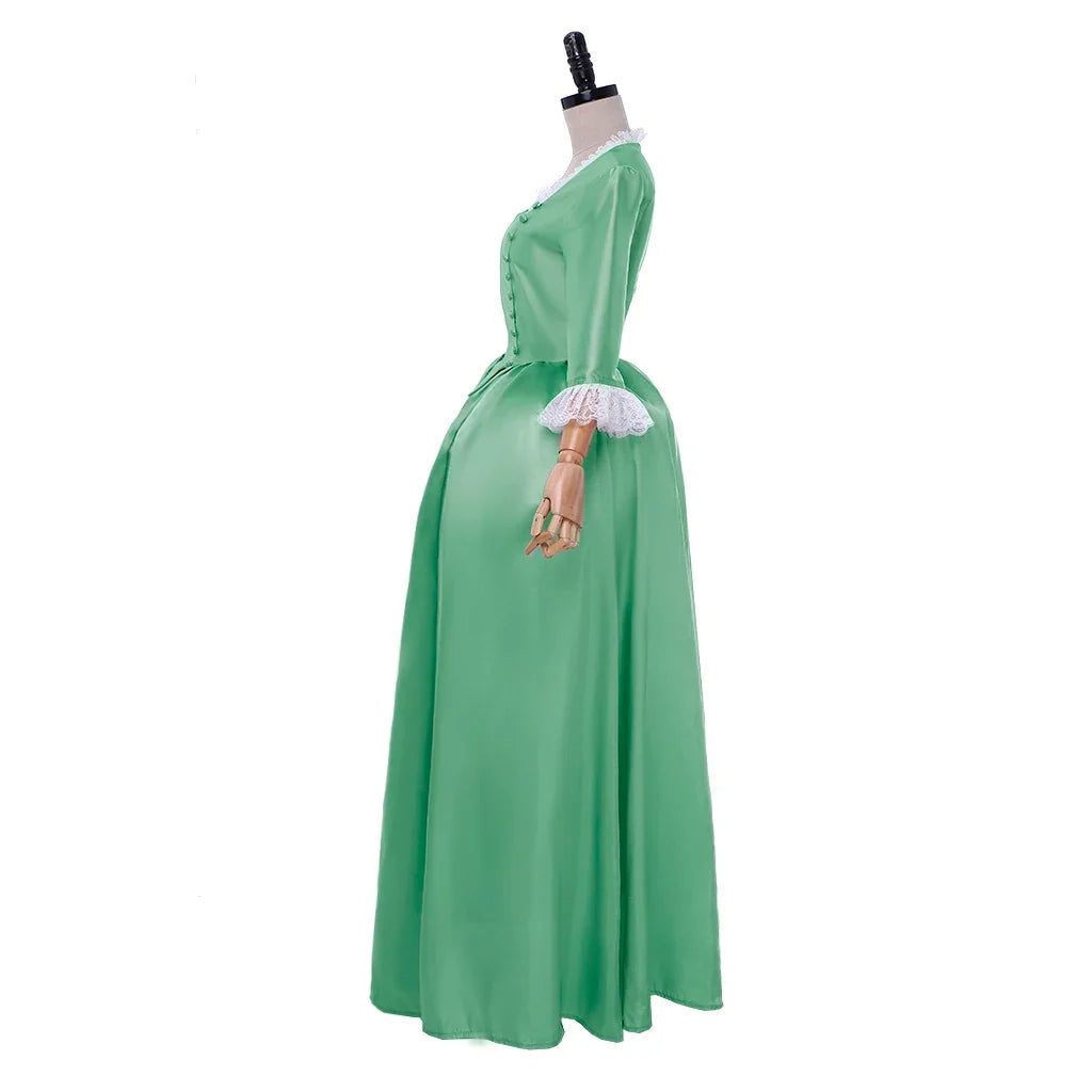 Musical Hamilton Peggy Elizabeth Angelica Cosplay Costume The Schuyler Sisters Colonial Ball Gown Dress for Women Girls Kids
