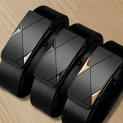 Men's waist belt, premium automatic buckle belt, men's fashionable casual belt, business belt, matched with suit