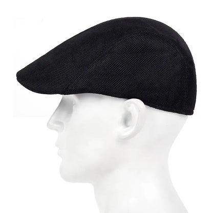 Mens Solid Casette Caps Spring and Summer Outdoor Casual Golf Hats Street Trend Hat