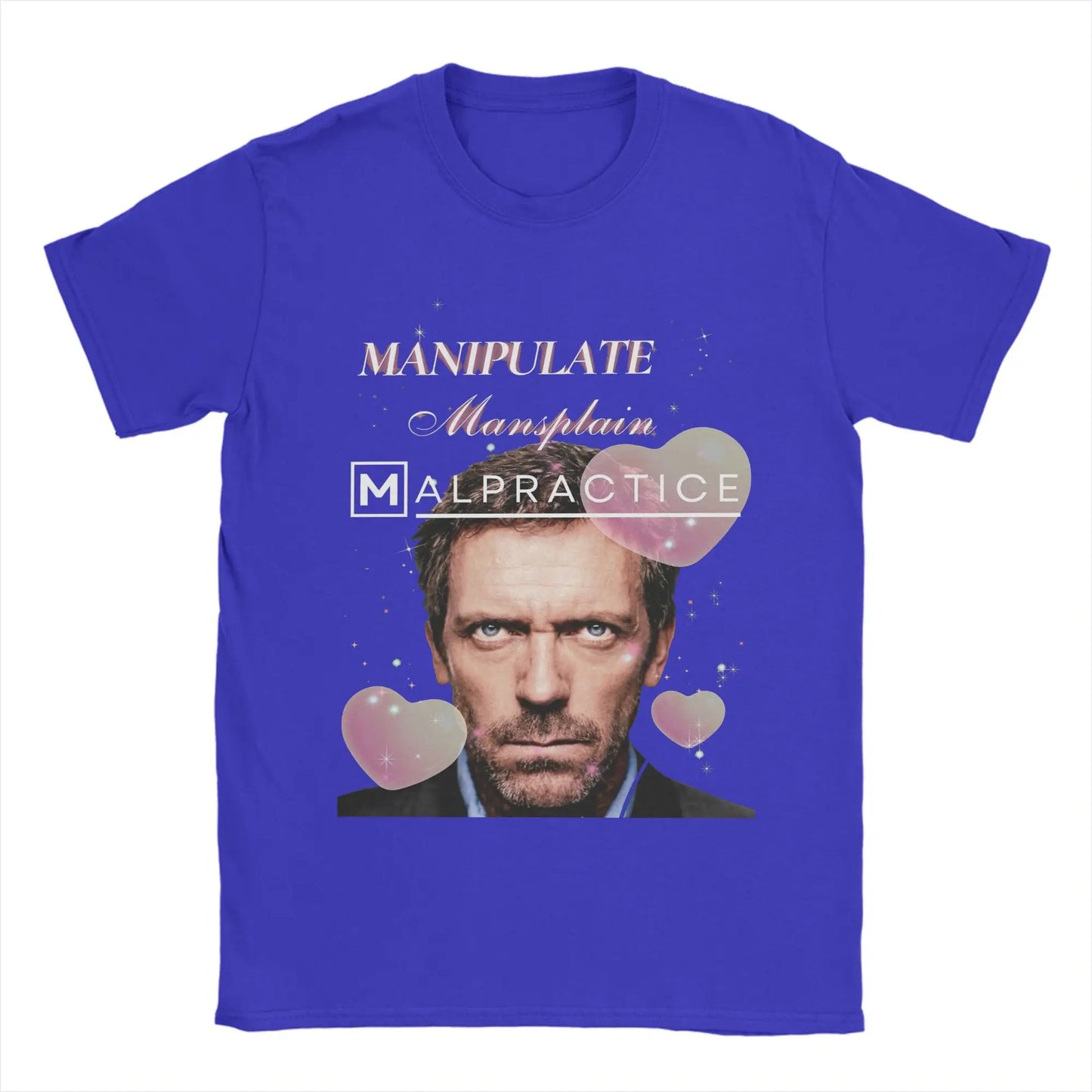 Manipulate Mansplain Malpractice House MD Dr Gregory House T-Shirt Summer  Fashion T Shirts Men's Clothing Short Sleeves Tops