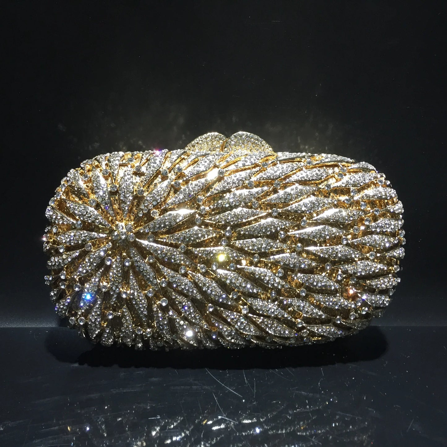 Hot Sale Shiny Diamond Luxury Prom Party Fashion Portable Handbag Women Evening Clutch Bag