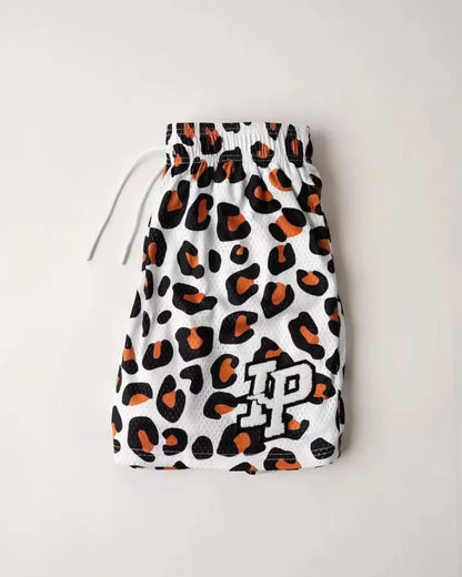 Mens Clothing IP Trend Casual Shorts Summer Fitness Sports Mesh Breathable Quick Dry Short Pants Man Beach Basketball Sweatpants