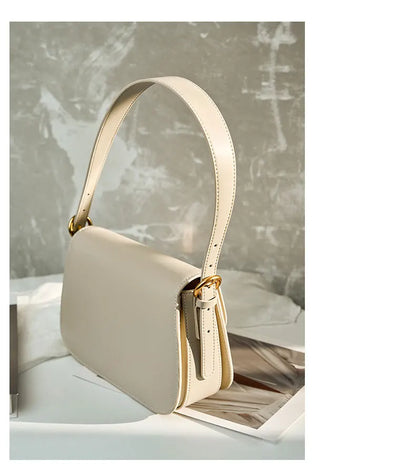 Cowhide Women's Bag 2024 New Genuine Leather Fashion Women Shoulder Bags High Quality Luxury Female Crossbody Bag 2126