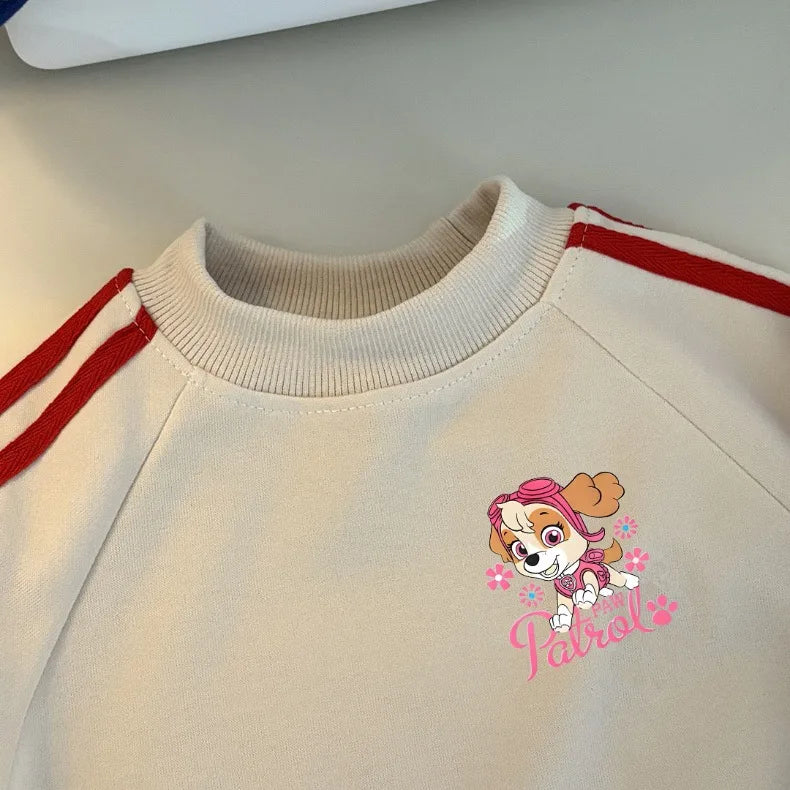 Printed Spring  Grils Clothing Sets Kids Fashion Sport Hoodies and Long Pant Two Piece Set Child Casual Tracksuit New