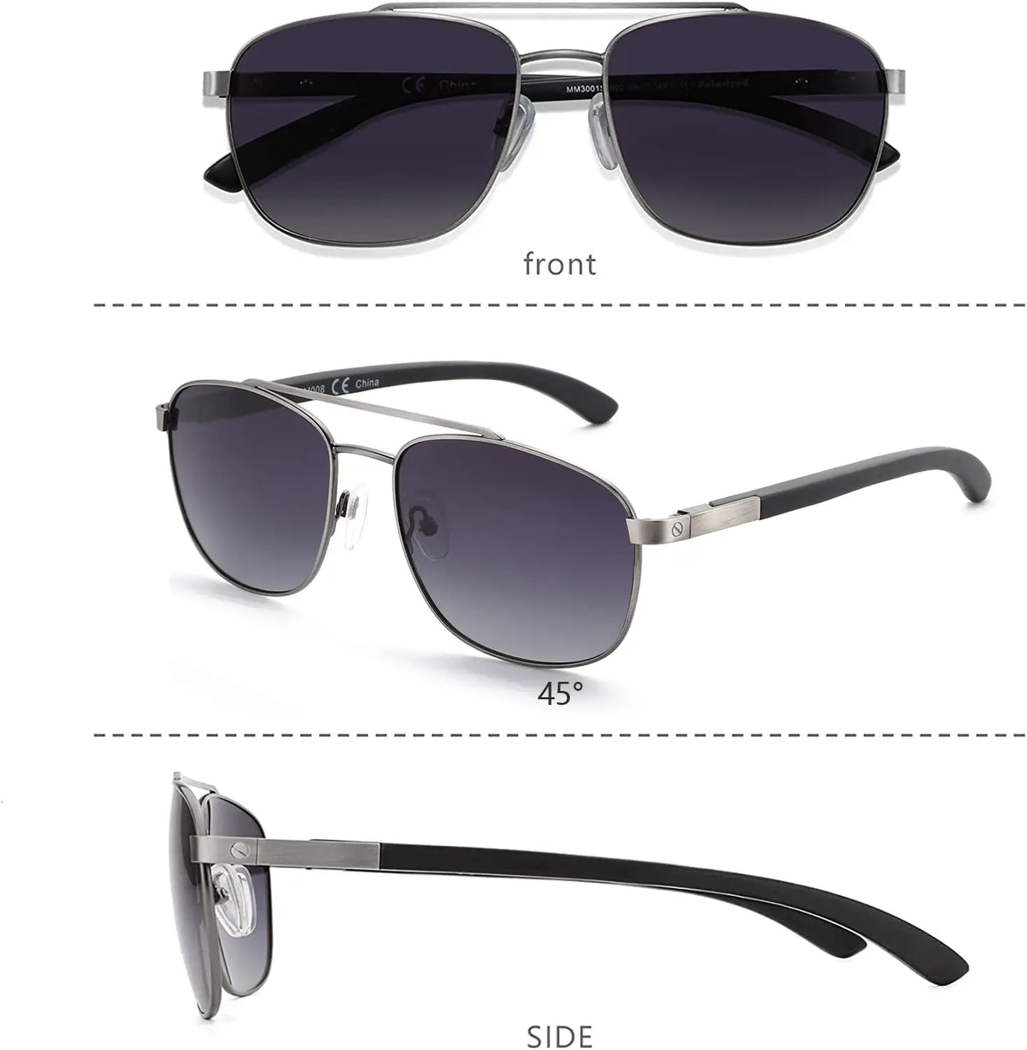 2026 Trend Polit Wood Polarized Sunglasses for Men UV Protection Fishing Driving Golf