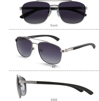 2026 Trend Polit Wood Polarized Sunglasses for Men UV Protection Fishing Driving Golf