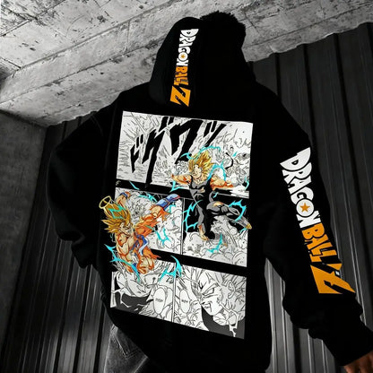Dragon Ball Comics Co Branded Printed Hoodie 2025 Men's and Women's Autumn_Winter New Loose Casual Japanese Harajuku Sweater Top
