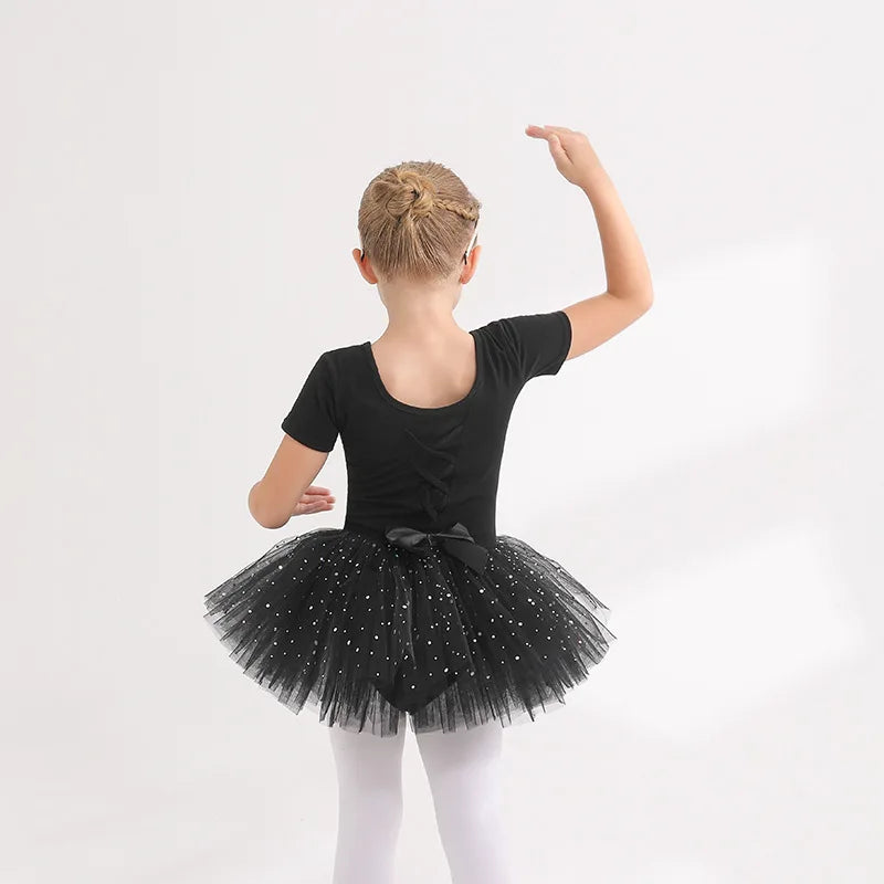 Children's Dance Costume Girl Dress Tutu Outfit Vestido Girls Clothes Ballet Leotard Robe Fille Summer Ballet Skirt Baby Dresses