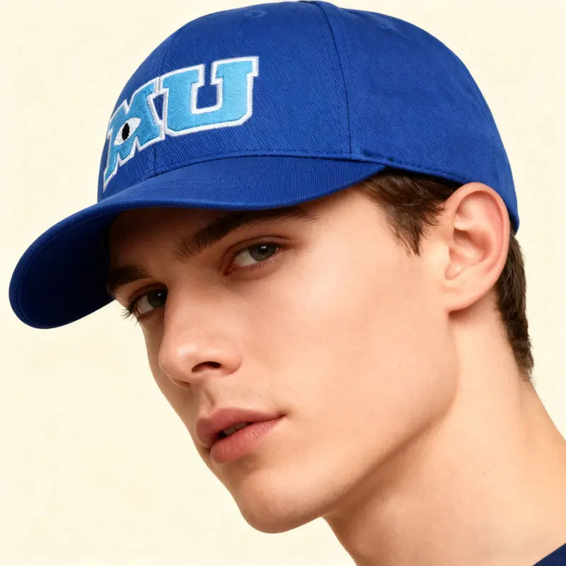 Pixar Monster University MU Baseball Cap For Men Women Sullivan Sulley Mike Embroidery Snapback Cap Cotton Sun Dad Hat Casquette