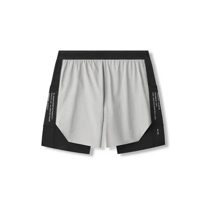 Men's Gym Shorts 2 in 1 Quick Dry Running Shorts Basketball Jogger Summer Fitness Workout Short Pants Bodybuilding Activewear