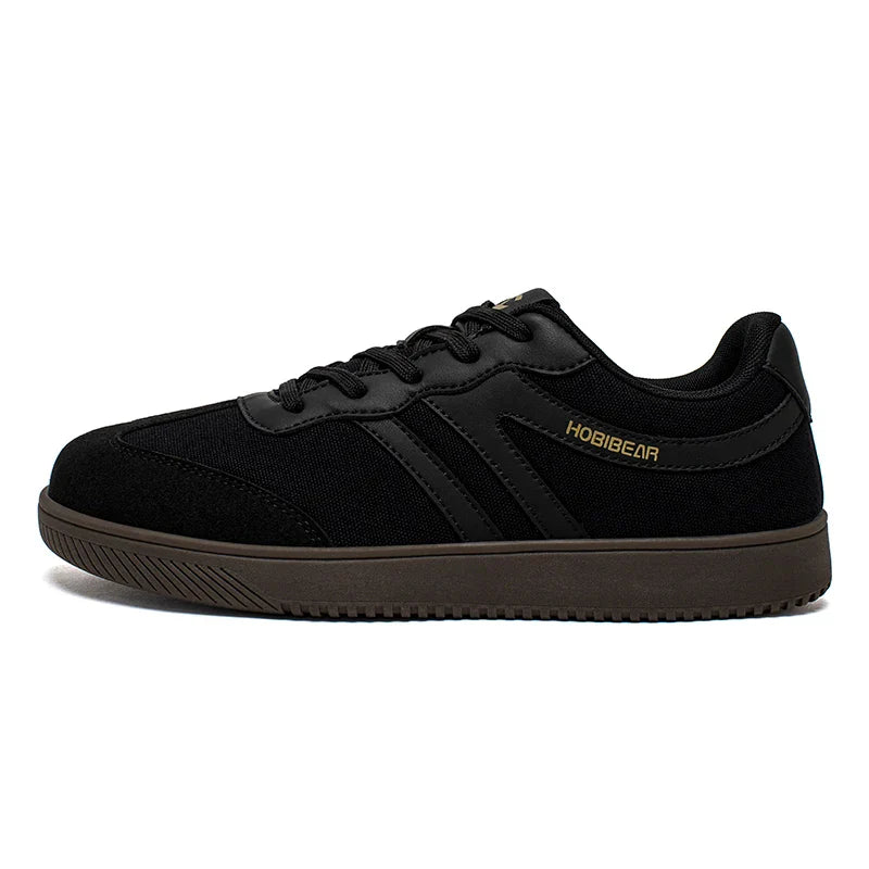 Wide Toe Sneakers Unisex Walking Shoes Lace Up fabric Non Slip Casual Sneaker