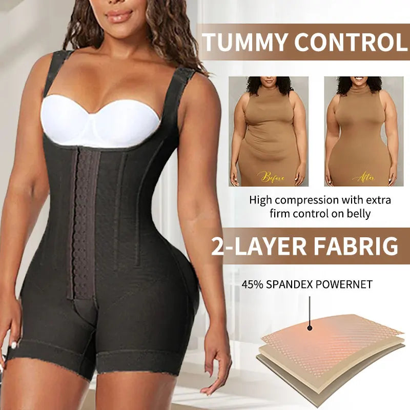 Women Tummy Control Body Sculpting Faja Girdles Post Lipo Surgical Reducing Shapers Postpartum Stage 2 BBL Shapewear