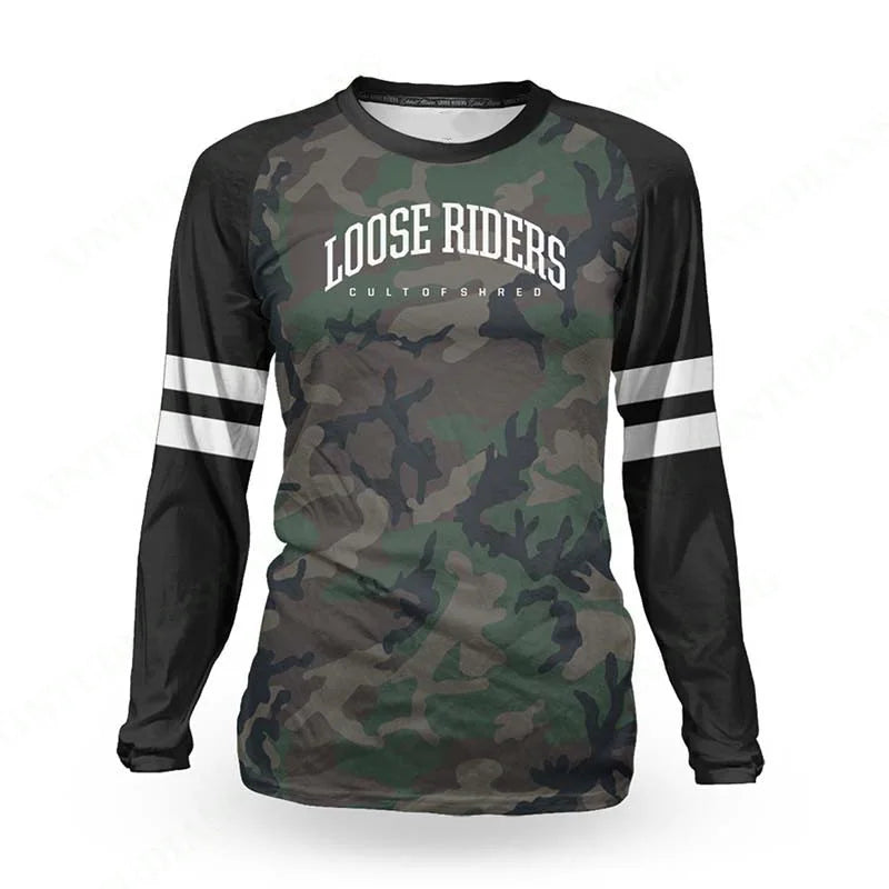 2023 Women's Loose Rider jersey MX MTB mountain bike long-sleeved shirt cross-country DH motorcycle endurance race jersey