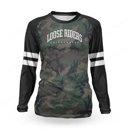 2023 Women's Loose Rider jersey MX MTB mountain bike long-sleeved shirt cross-country DH motorcycle endurance race jersey