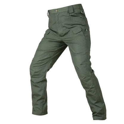 2024 New Mens Casual Tactical Pants Multiple Pocket Elasticity Outdoor Quick Dry Tacitcal Trousers Men Slim Fat Cargo Pant 5XL