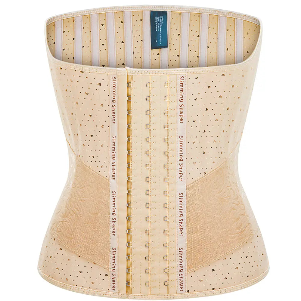 25 Steel Bones Latex Waist Trainer Body Shaper Long Torso Corset Shapewear Women Fajas Girdles Cincher Slimming Belly