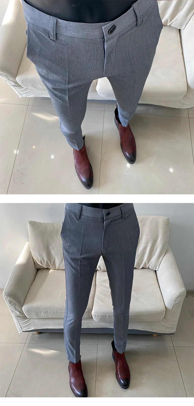 Summer Light Thin Men's Suit Pants 2026 New High Quality Men Formal Business Office Social Solid Color Slim Fit Casual Trousers