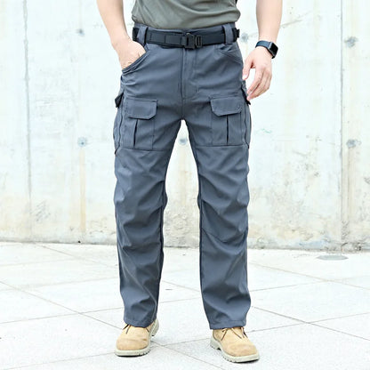 Man Tactical Pants Breathable Multi-Pocket Men's Cargo Pants Casual Outdoor Hiking Fishing Joggers Work Trousers Male Long Pant
