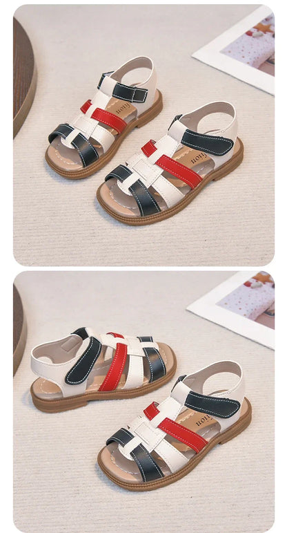 2026 Summer New Kids Sandals for Boys Girls Unisex Fashion Open Toes Candy Colors Children Beach Shoes Anti-skid Breathable Hot