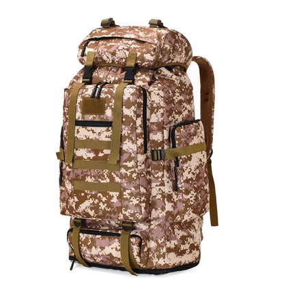 80L/100L  Mountaineering Bag Climb Bag Tactical Backpacks Large Backpack Outdoors Hiking Camping Travel Bags