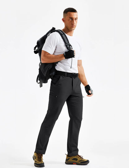 Men's Hiking Cargo Pants Summer Outdoor Lightweight Quick Dry Casual Water Resistant Fishing Work Stretch Pants