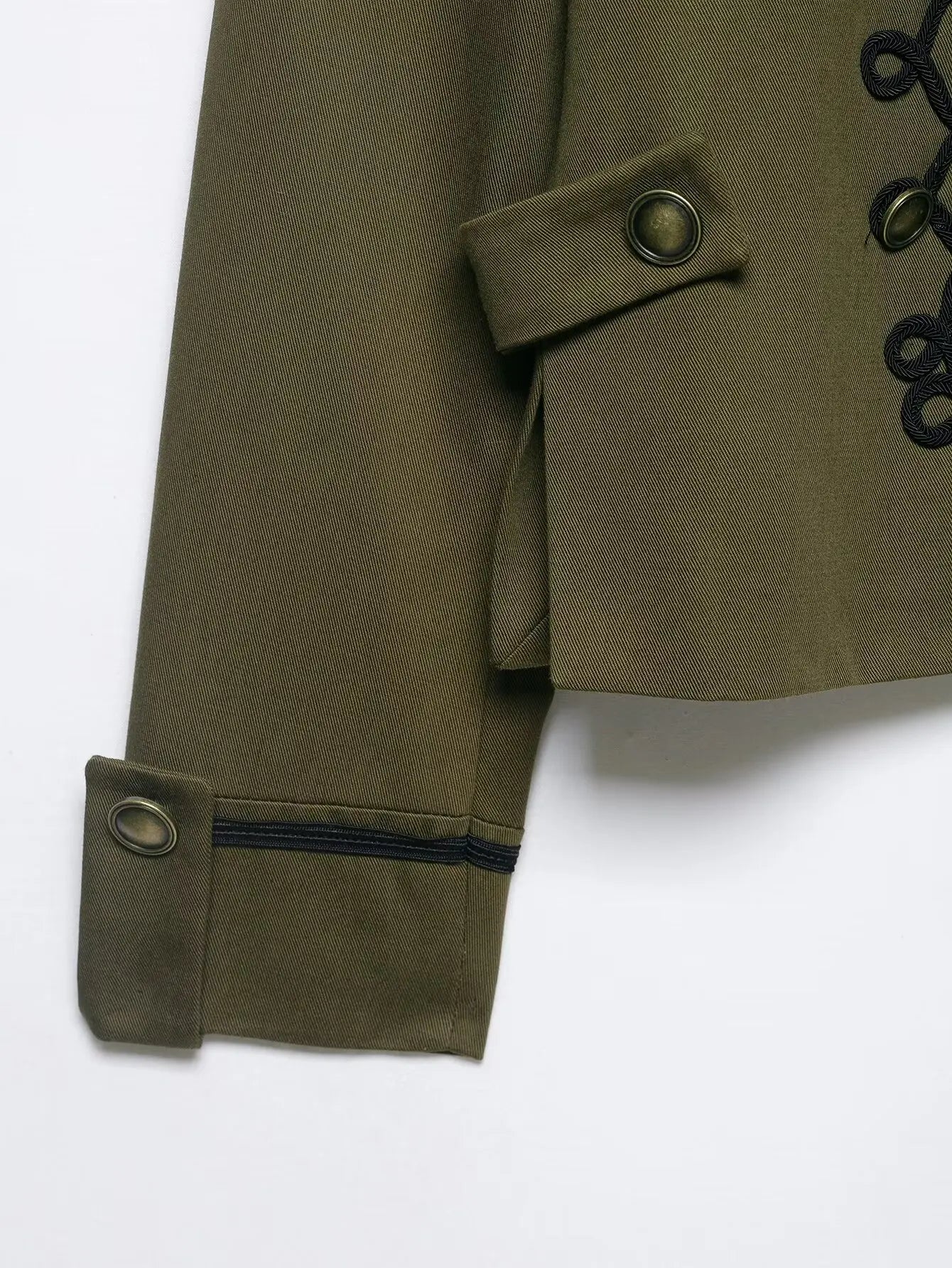 Women's Blazer Jackets Armygreen Coat 2026 zartins Outwear Patchwork Long Sleeve Tops Elegant Fashion Woman Jackets Coat Tops