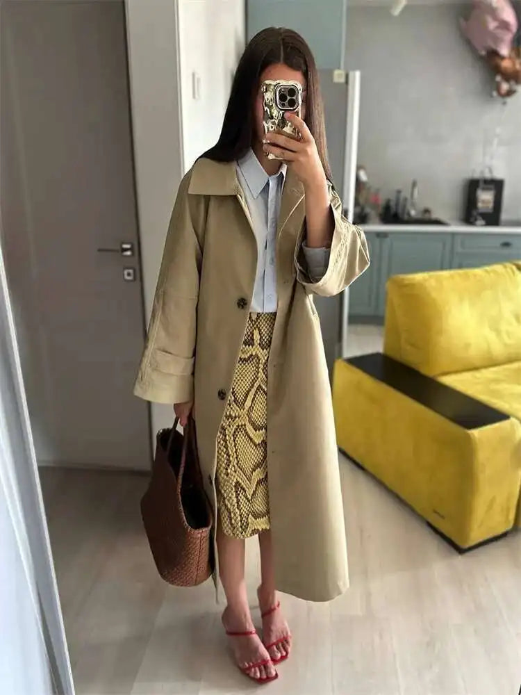Snakeskin Printed Fashion Skirt Women's High Waist Slim Contrast Patchwork Commute Streetwear Female Vintage Y2k Skirt DDX8