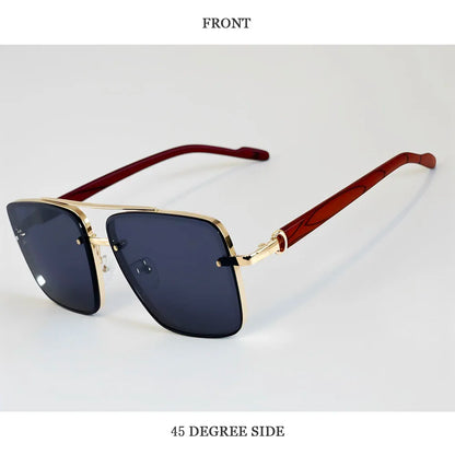 UV400 Protection Square Sunglasses Women 2026 Luxury Brand Design Sunglass Men Vintage Fashion Glasses Dropshipping Gafas De Sol