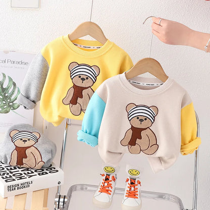 New Spring Autumn Baby Girls Clothes Suit Children Boys Cartoon T-Shirt Pants 2Pcs/Sets Toddler Casual Costume Kids Tracksuits
